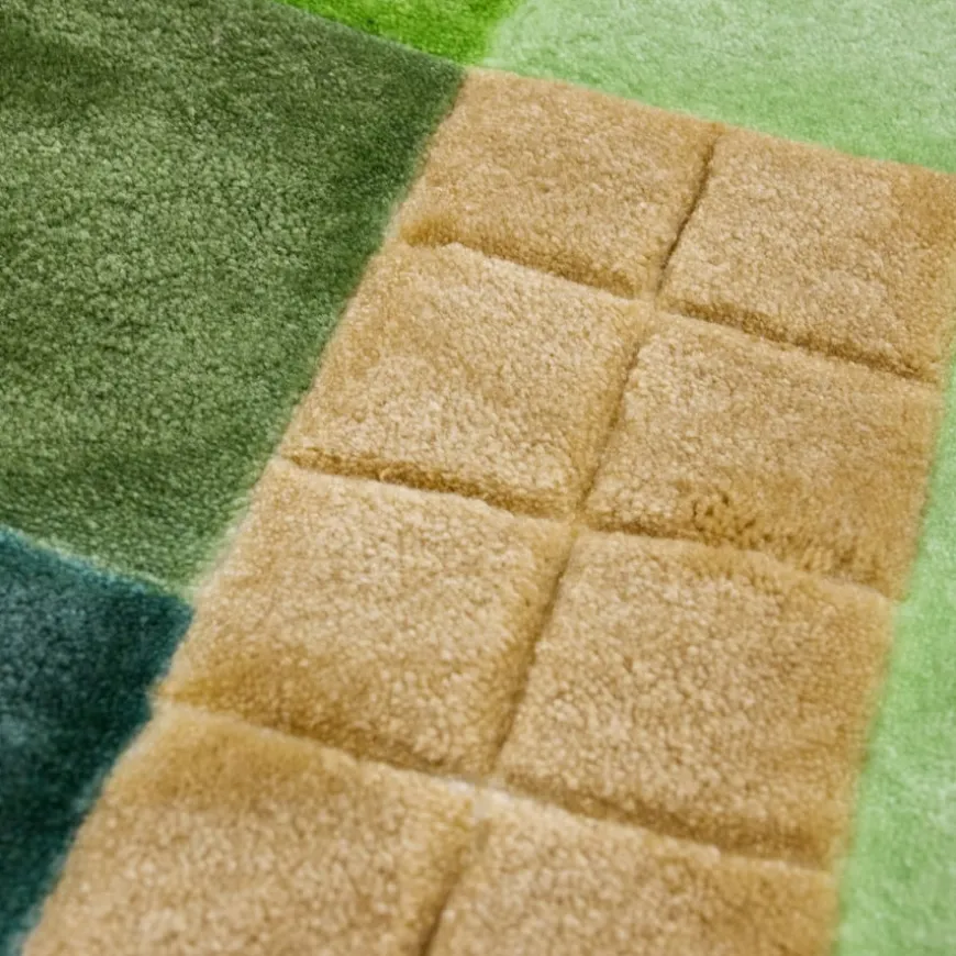 Aerial Landscape Super Deluxe Carved Carpet