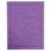 A4+ Exercise Book 8mm Ruled Margin Purple 80pg 50pk