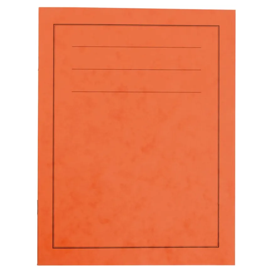 A4 Exercise Book 8mm Ruled Margin Orange 40pg 50pk