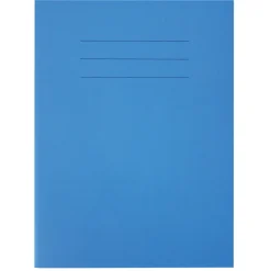 A4 Exercise Book 8mm Ruled Margin Blue 64pg 25pk