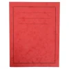 A4 Exercise Book 8mm Ruled/Plain Red 80pg 50pk