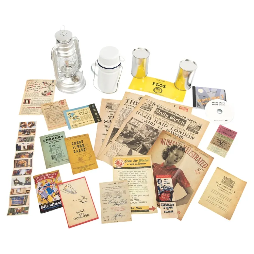 Air Raid Shelter Artefact Collection KS2