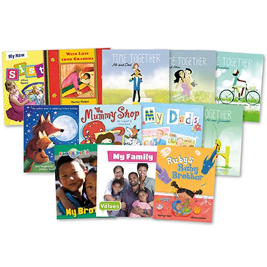 All About Families Books 12pk