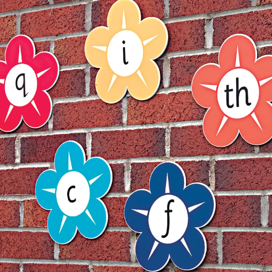 Alphabet Playground Flower Signs 32pk