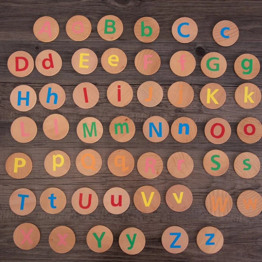 Alphabet Wooden Matching Pairs