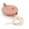 Ancient Greek Clay Oil Lamp D8cm