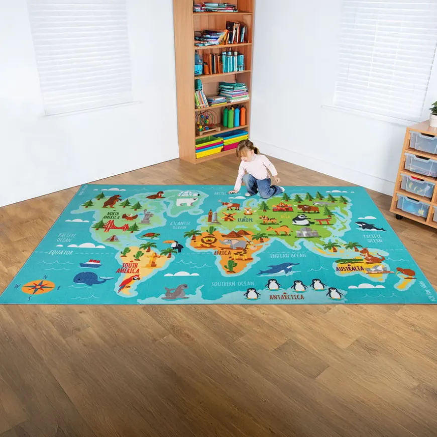 Animals and Places of the World Mat L3 x W2m