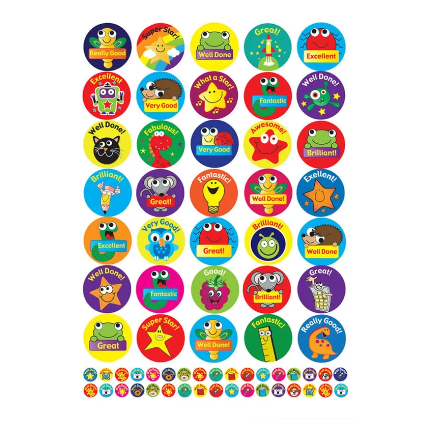 Animals, Stars and Gadgets Praise Stickers 690pk