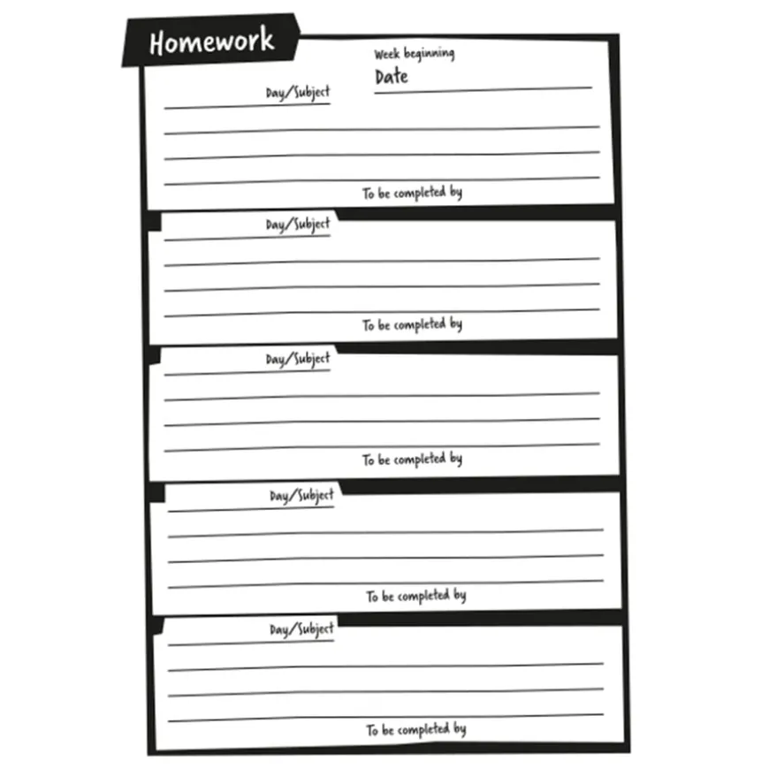 A5 Primary Homework Diary & Reading Record Book