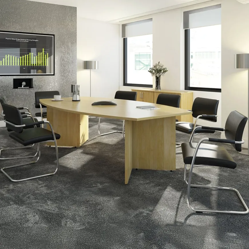 Arrowhead Leg Radial Boardroom Table