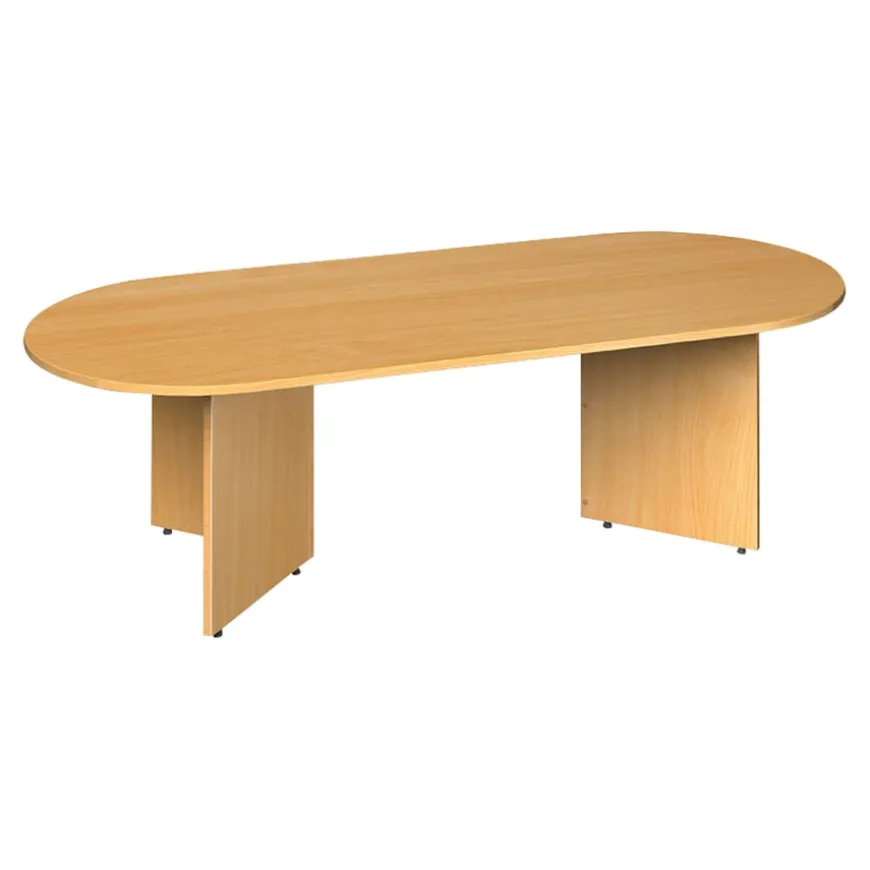 Arrowhead Leg Radial End Boardroom Table