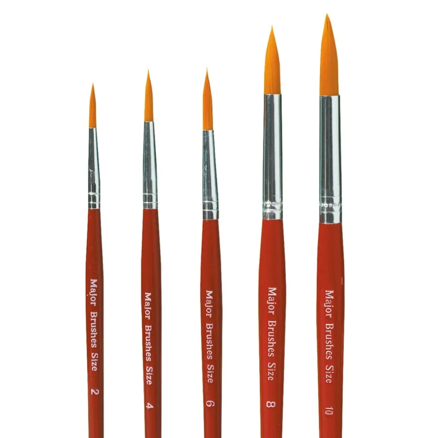 Artists' Synthetic Sable Paint Brush 50pk