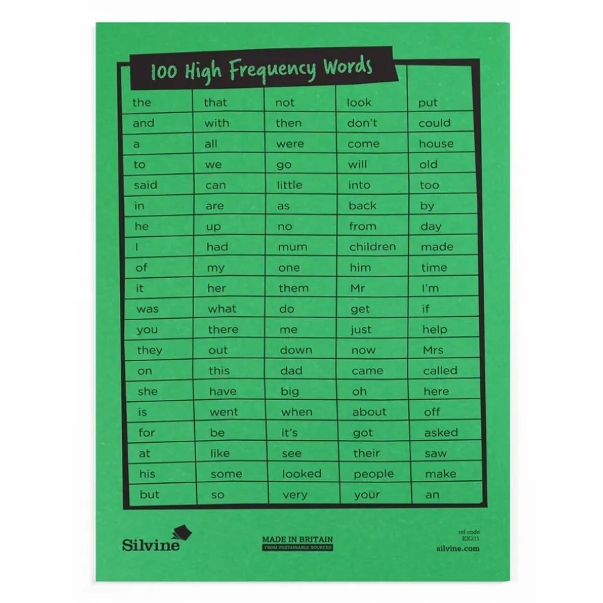 A5 Spelling Book Green 32pg 30pk