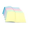 Assorted A5 Tinted Exercise Books 10mm Squares 48pgs 10pk