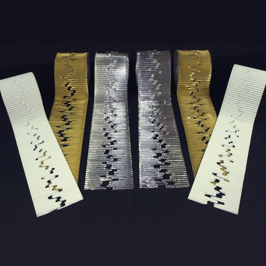 Assorted Icicles Display Bordette Rolls 6pk
