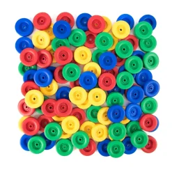 Assorted Plastic Wheels 100pk
