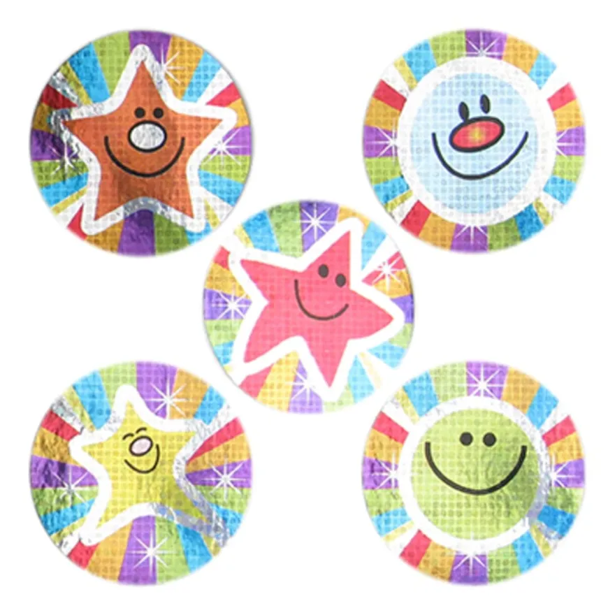 Assorted Sparkly Praise Stickers 567pk