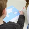 A3 Wipeable Map of the World 10pk