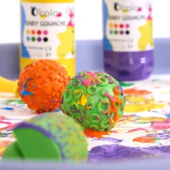 Baby Gouache Washable Ready Mixed Paint 1l x 8pk