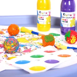 Baby Gouache Washable Ready Mixed Paint 1l x 8pk