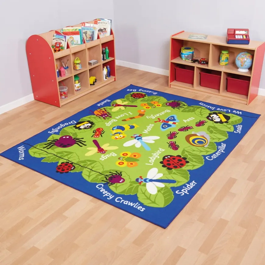 Back to Nature Minibeasts Indoor Rug