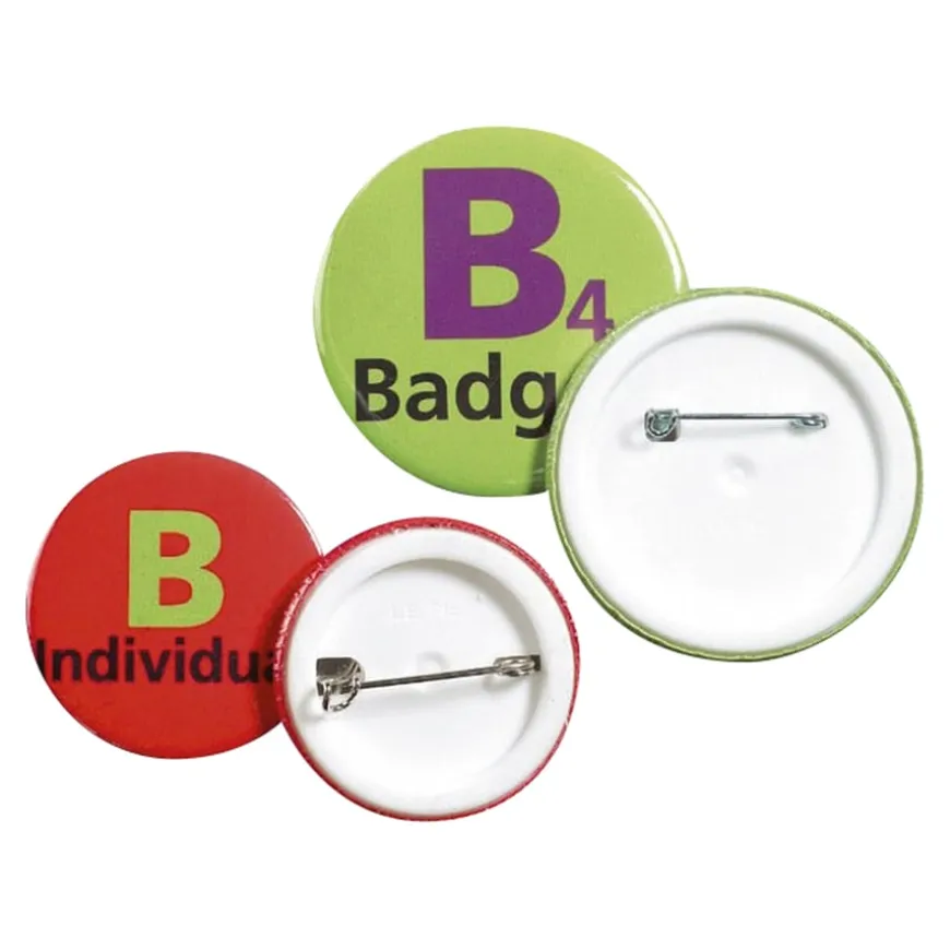 Badge Components 100pk 55mm