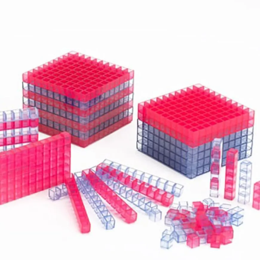 Base Ten Transparent Interlocking Class Set 355pcs