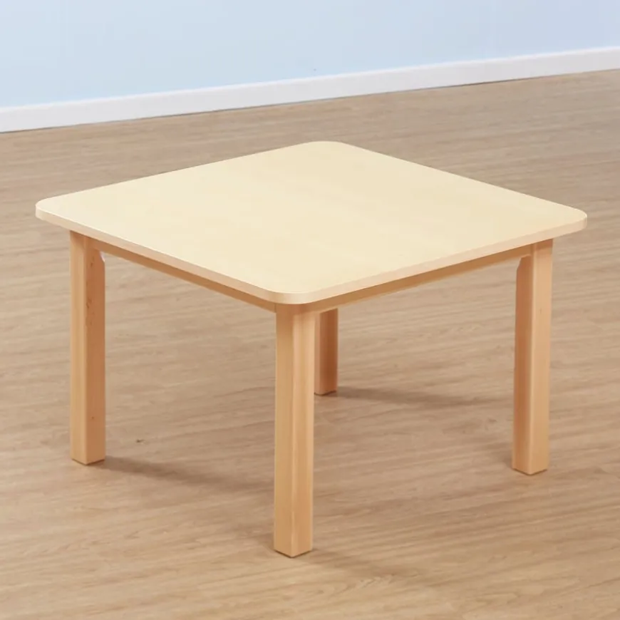 Beech Veneer Square Classroom Table