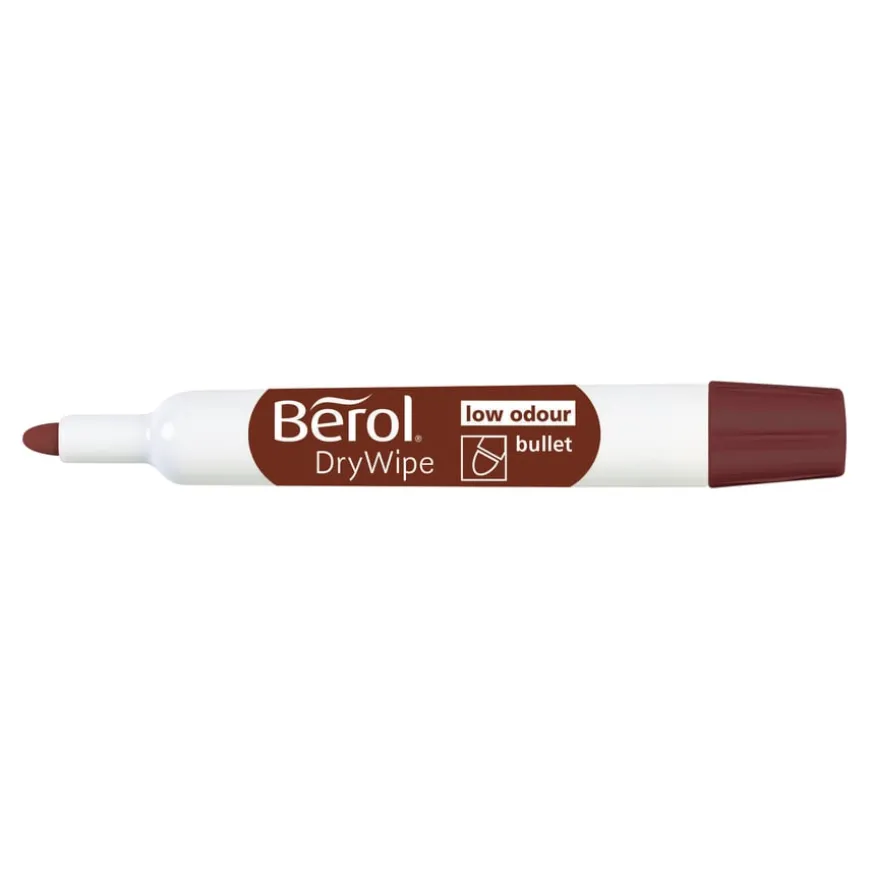 Berol® Drywipe Markers Bullet Tip Assorted Colours