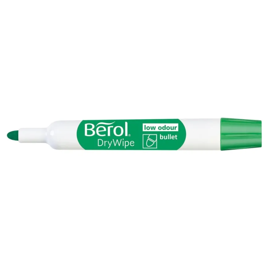 Berol® Drywipe Markers Bullet Tip Assorted Colours