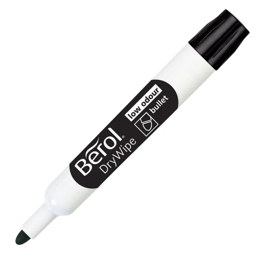 Berol® Drywipe Markers Bullet Tip Assorted Colours