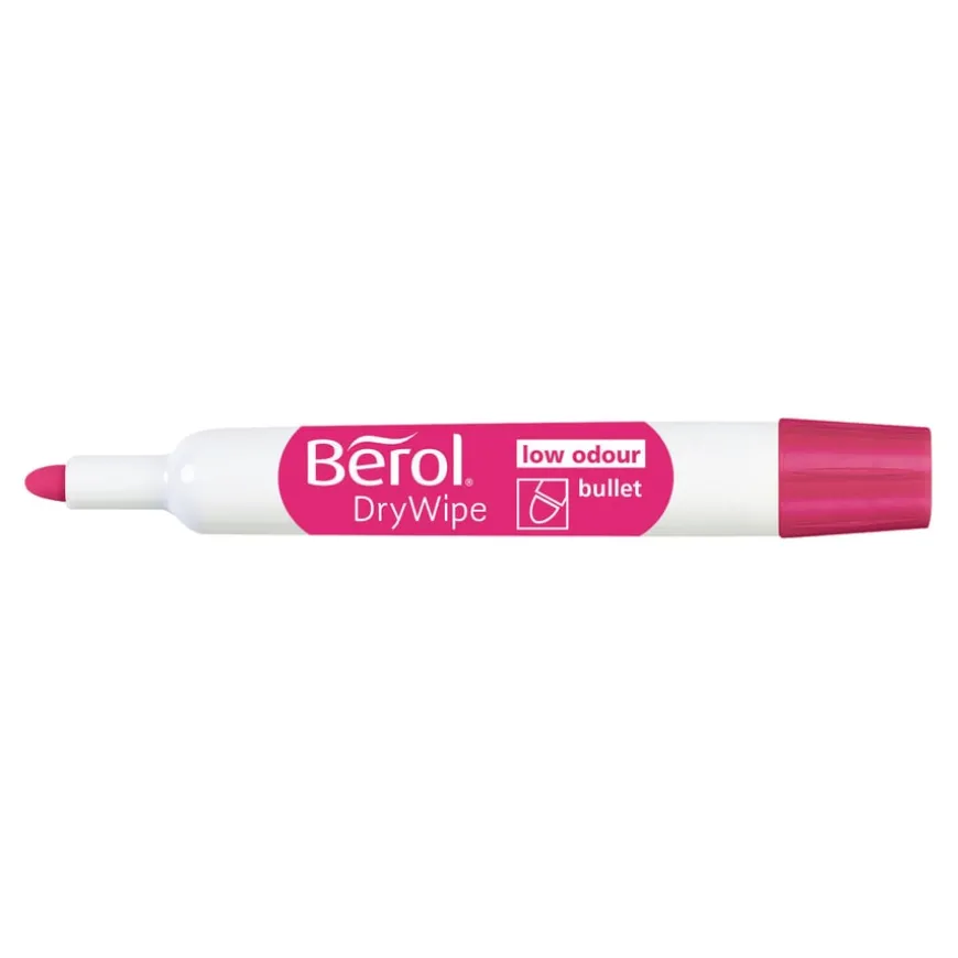 Berol® Drywipe Markers Bullet Tip Assorted Colours