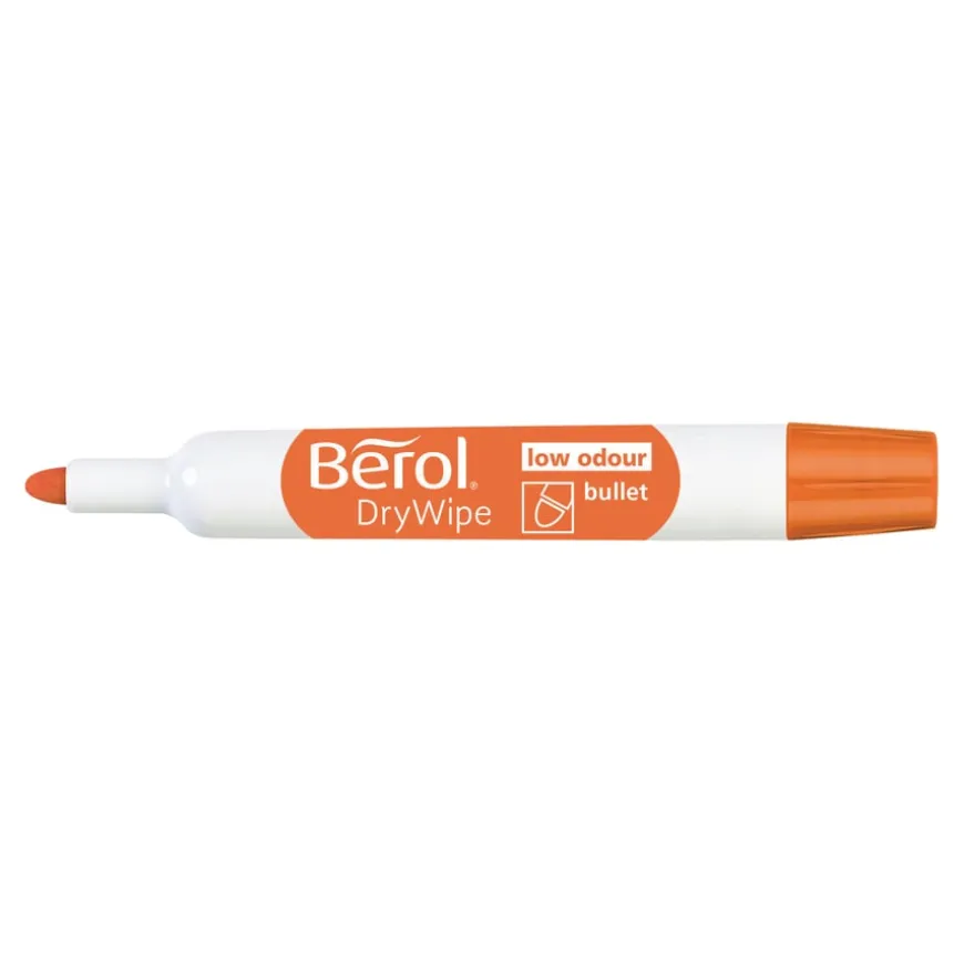 Berol® Drywipe Markers Bullet Tip Assorted Colours
