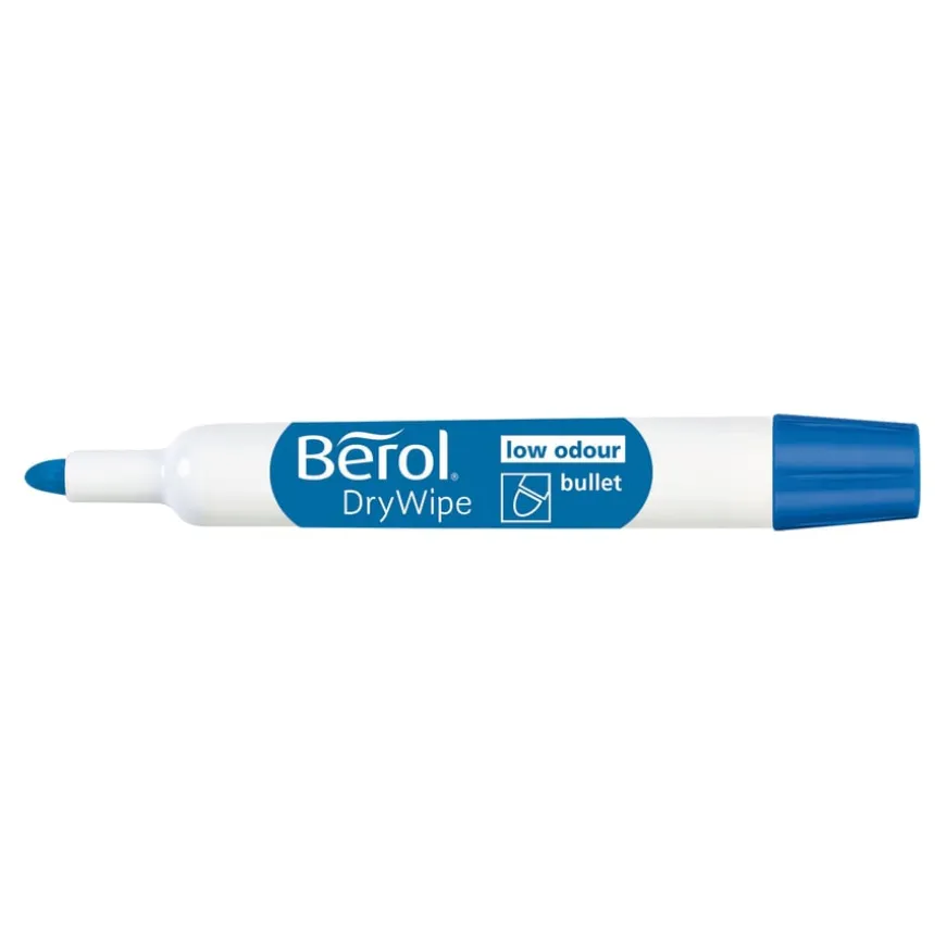 Berol® Drywipe Markers Bullet Tip Assorted Colours