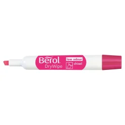 Berol® Drywipe Markers Chisel Tip Assorted Colours 48pk