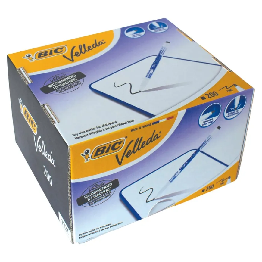 Bic Velleda 1721 ECOlutions Drywipe Pens 200pk