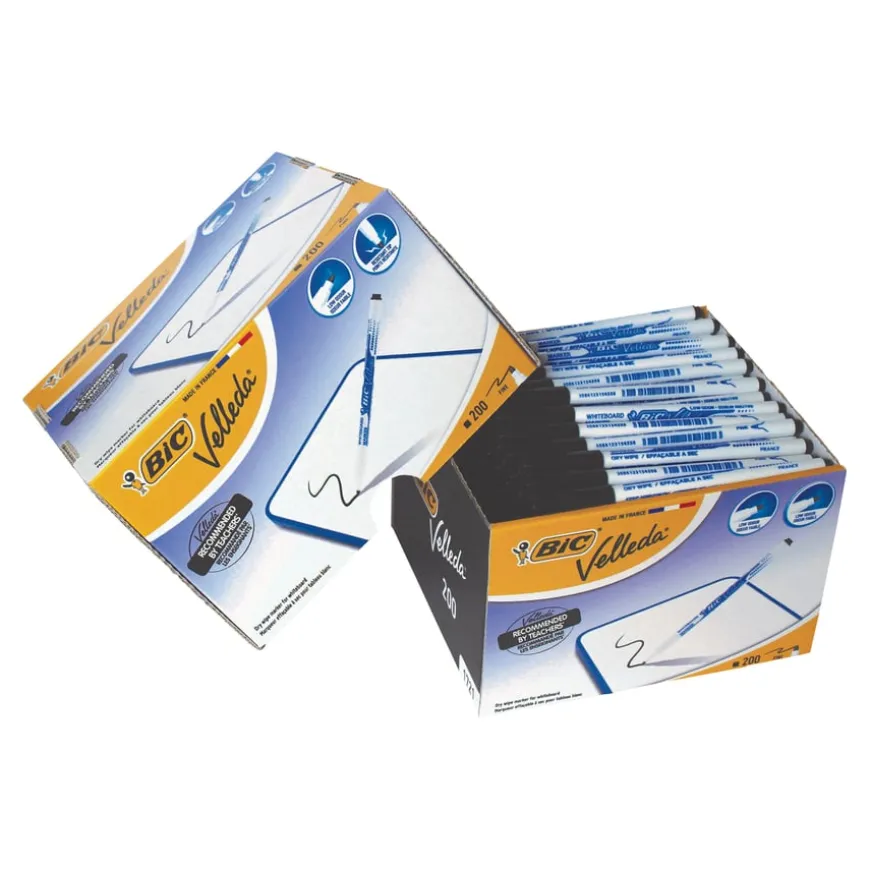 Bic Velleda 1721 ECOlutions Drywipe Pens 200pk