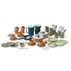 Bio Plastic Role Play Coffee & Dinner Set 79pcs