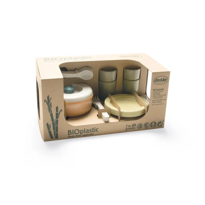 Bio Plastic Role Play Dinner Set 22pcs