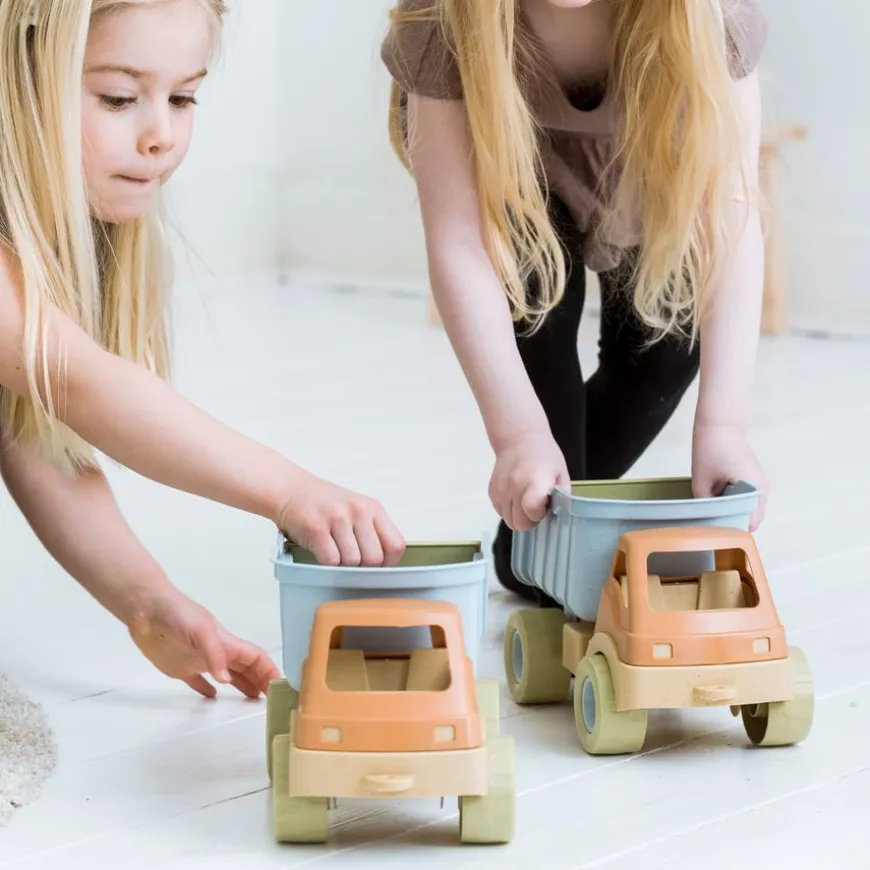 Bio Plastic Tractor and Truck Set 2pk