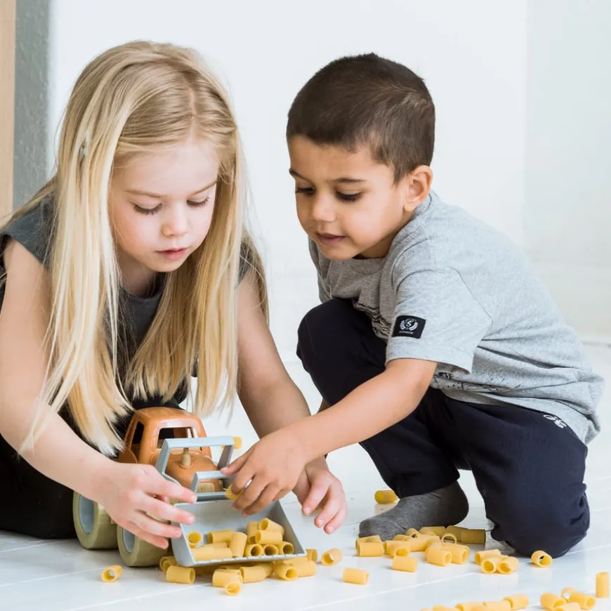 Bio Plastic Tractor and Truck Set 2pk