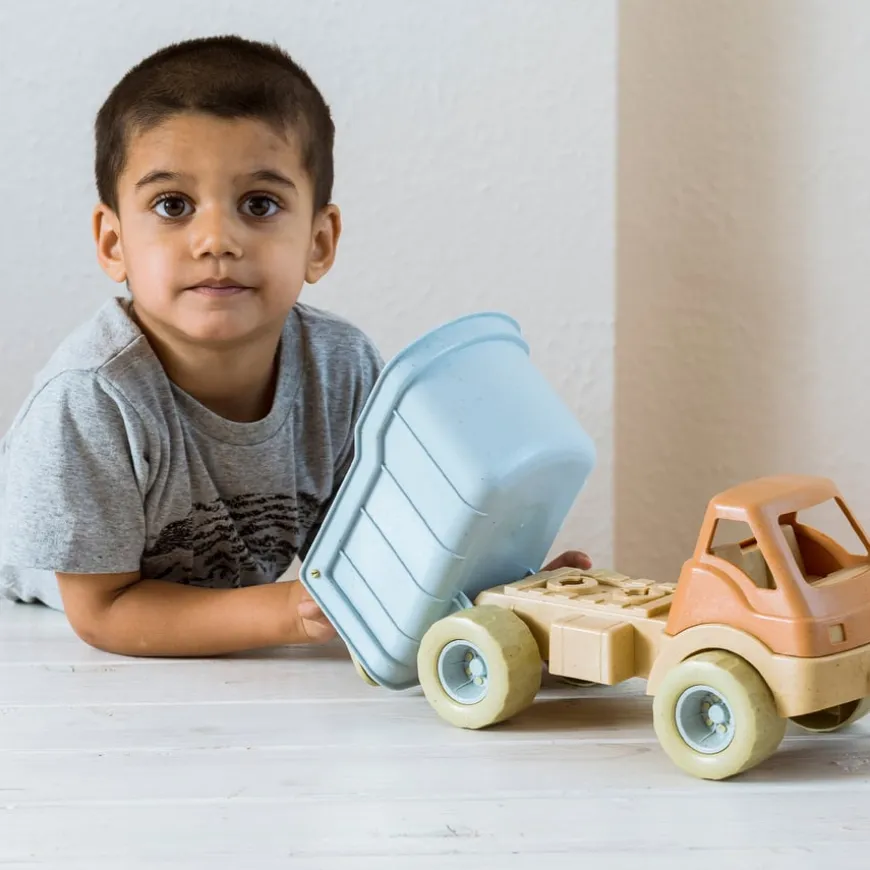 Bio Plastic Tractor and Truck Set 2pk