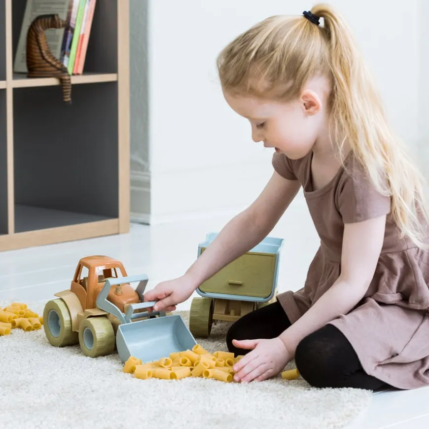 Bio Plastic Tractor and Truck Set 2pk