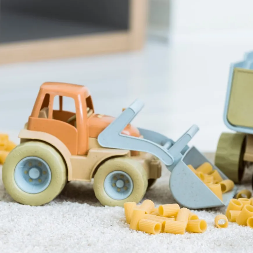 Bio Plastic Tractor and Truck Set 2pk