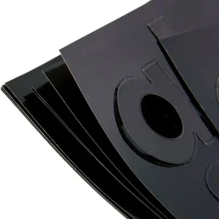 Black Gloss Card Display Letters 310pk