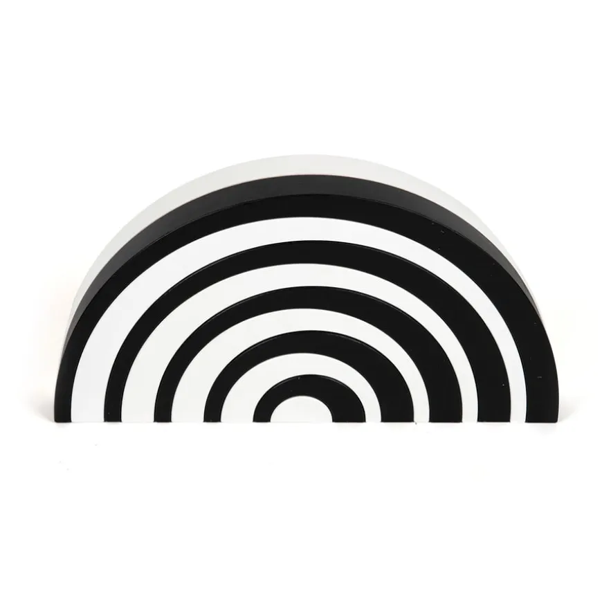 Black & White Wooden Nesting Arches 10pk