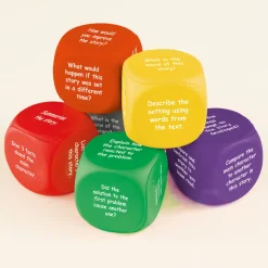 Bloom's Taxonomy Reading Comprehension Dice KS2 6pk