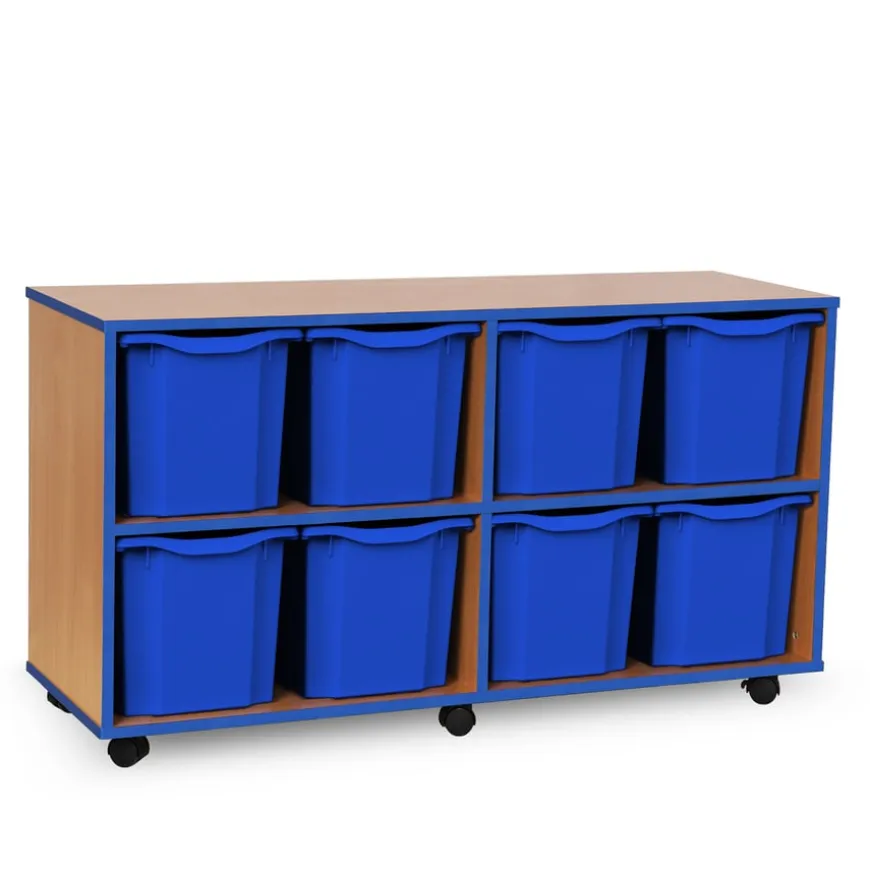 Blue Edge Tray Storage Units