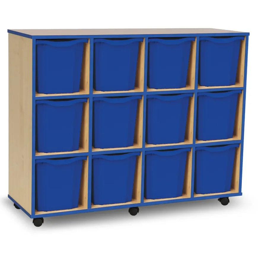 Blue Edge Tray Storage Units