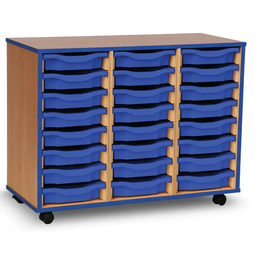 Blue Edge Tray Storage Units